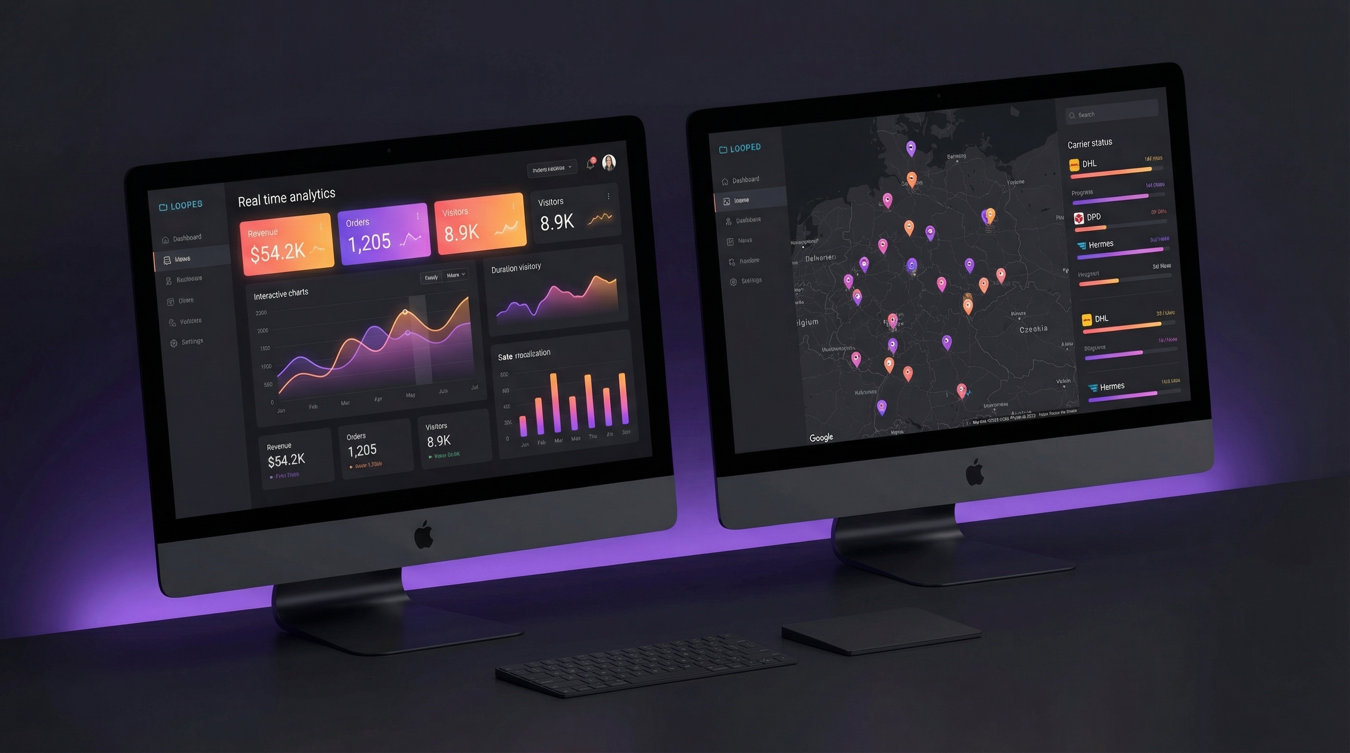 DashboardMaster auf zwei iMacs
