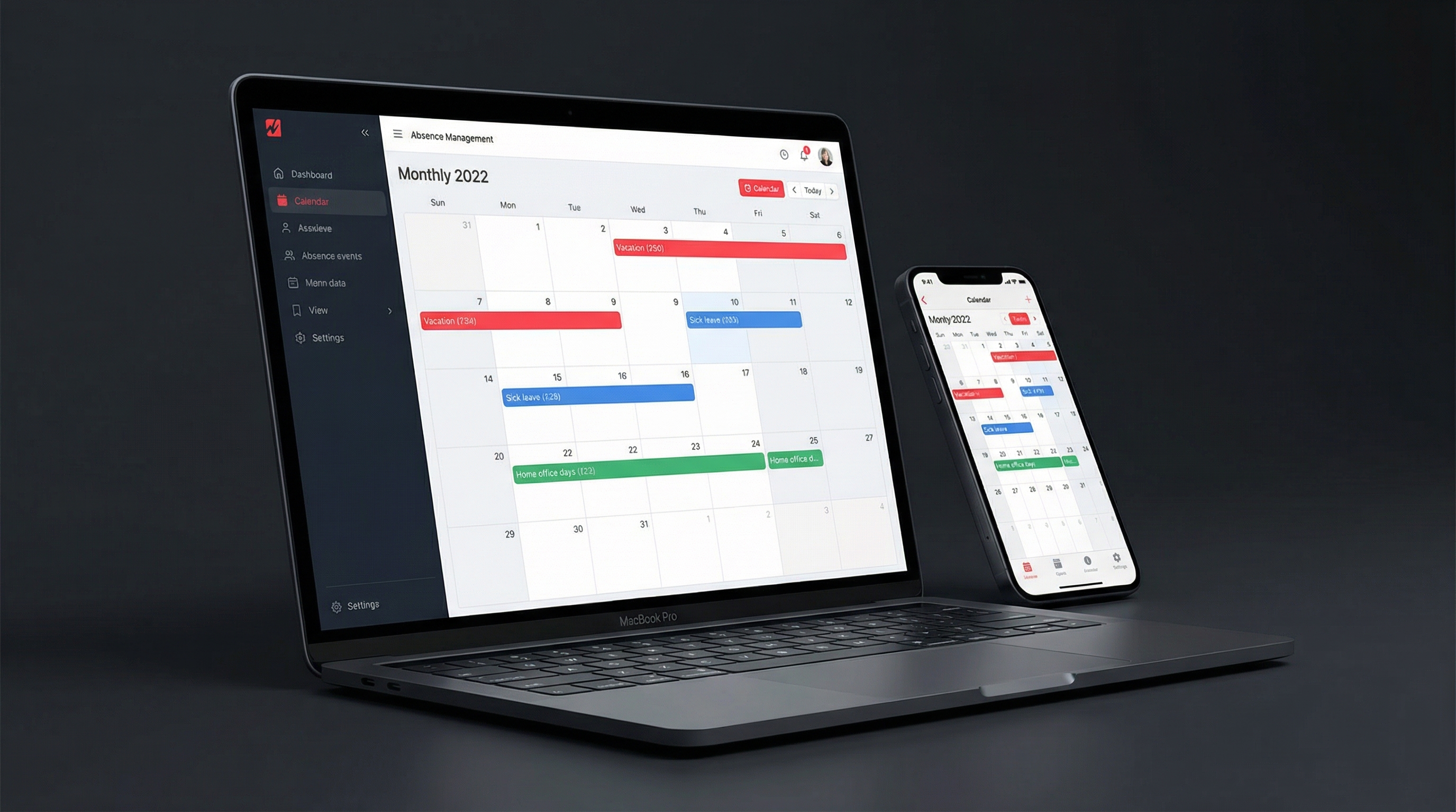 Vacamio auf MacBook und iPhone